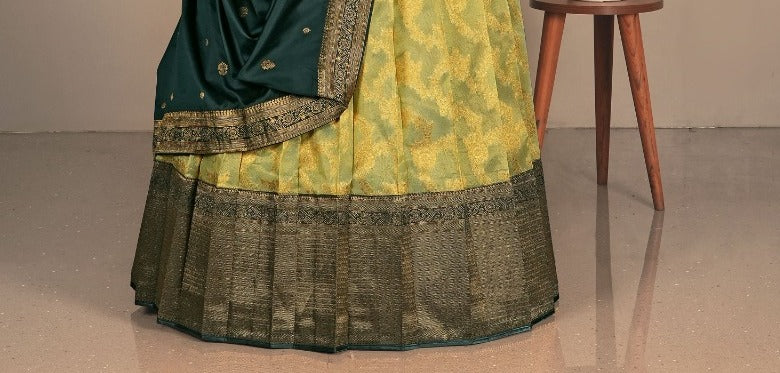 Latest Semi Stitched Lehenga Choli With Dupatta.