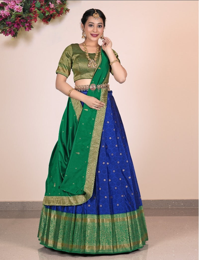 Latest Semi Stitched Lehenga Choli With Dupatta.