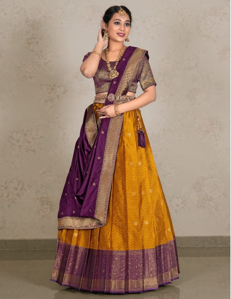 Latest Semi Stitched Lehenga Choli With Dupatta.