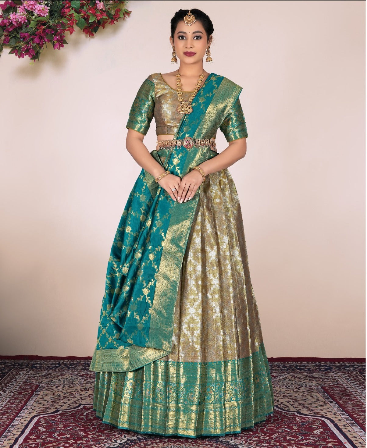 Latest Semi Stitched Lehenga Choli With Dupatta.