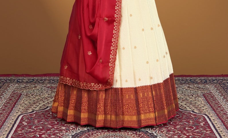 Latest Semi Stitched Lehenga Choli With Dupatta.