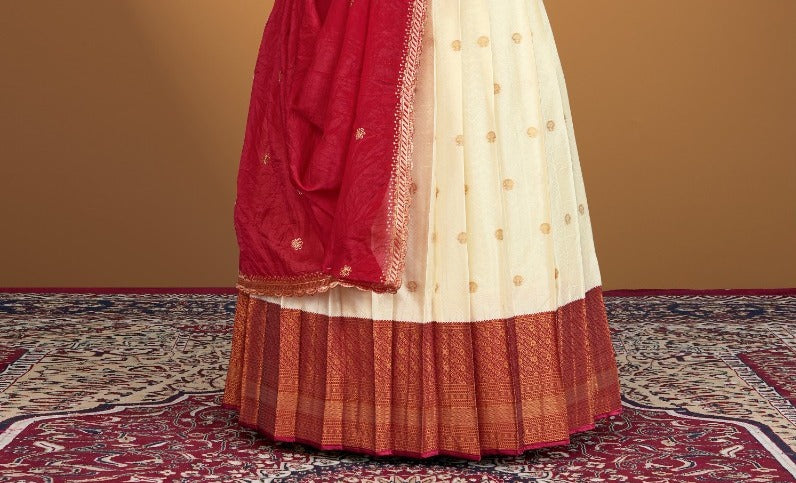 Latest Semi Stitched Lehenga Choli With Dupatta.
