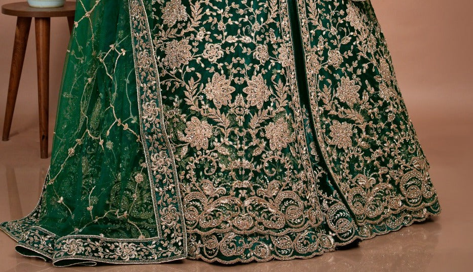 Bridal Kameez with Gharara & Dupatta
