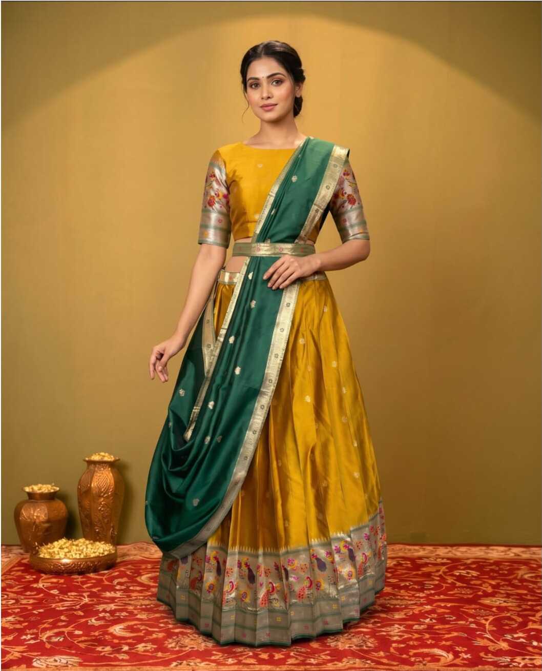 Latest Semi Stitched Lehenga Choli With Dupatta
