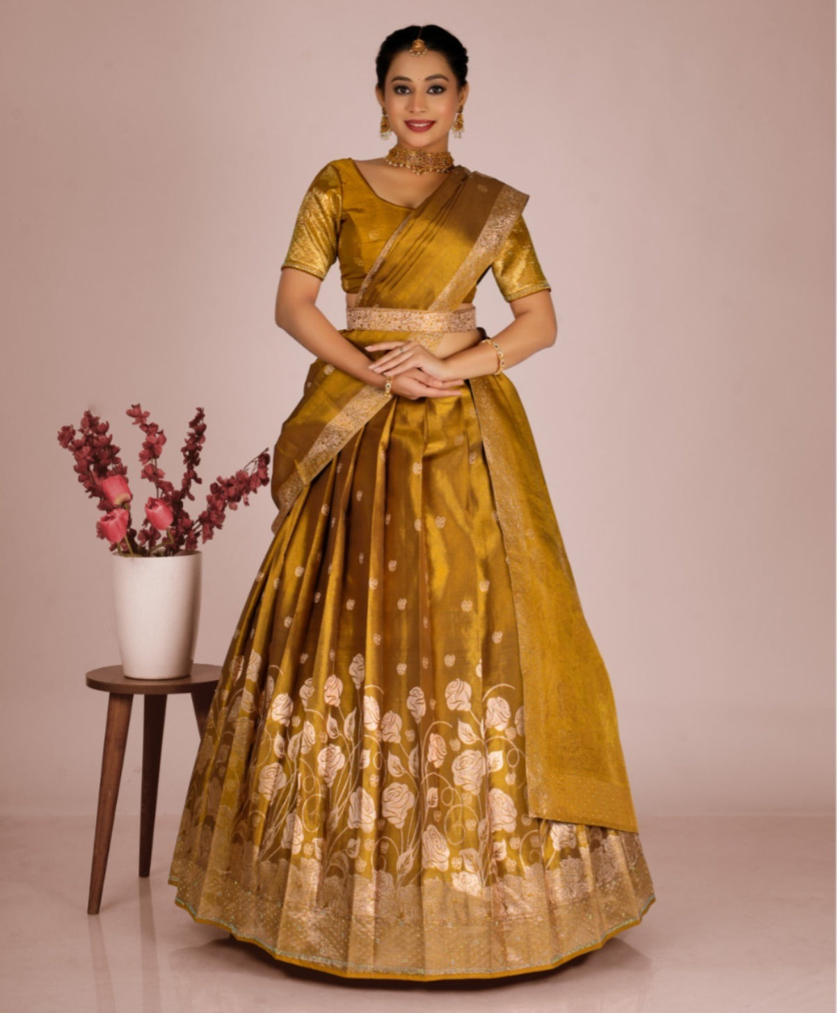 Latest Semi Stitched Lehenga Choli With Dupatta