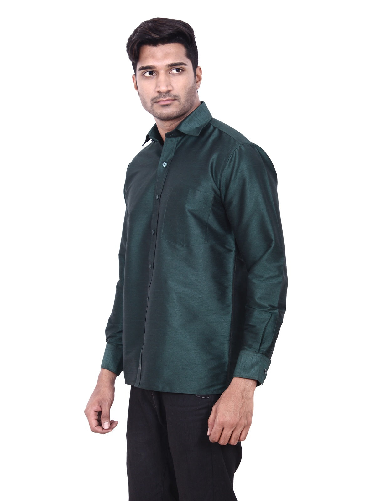NEW GREEN DESIGNER SHIRT