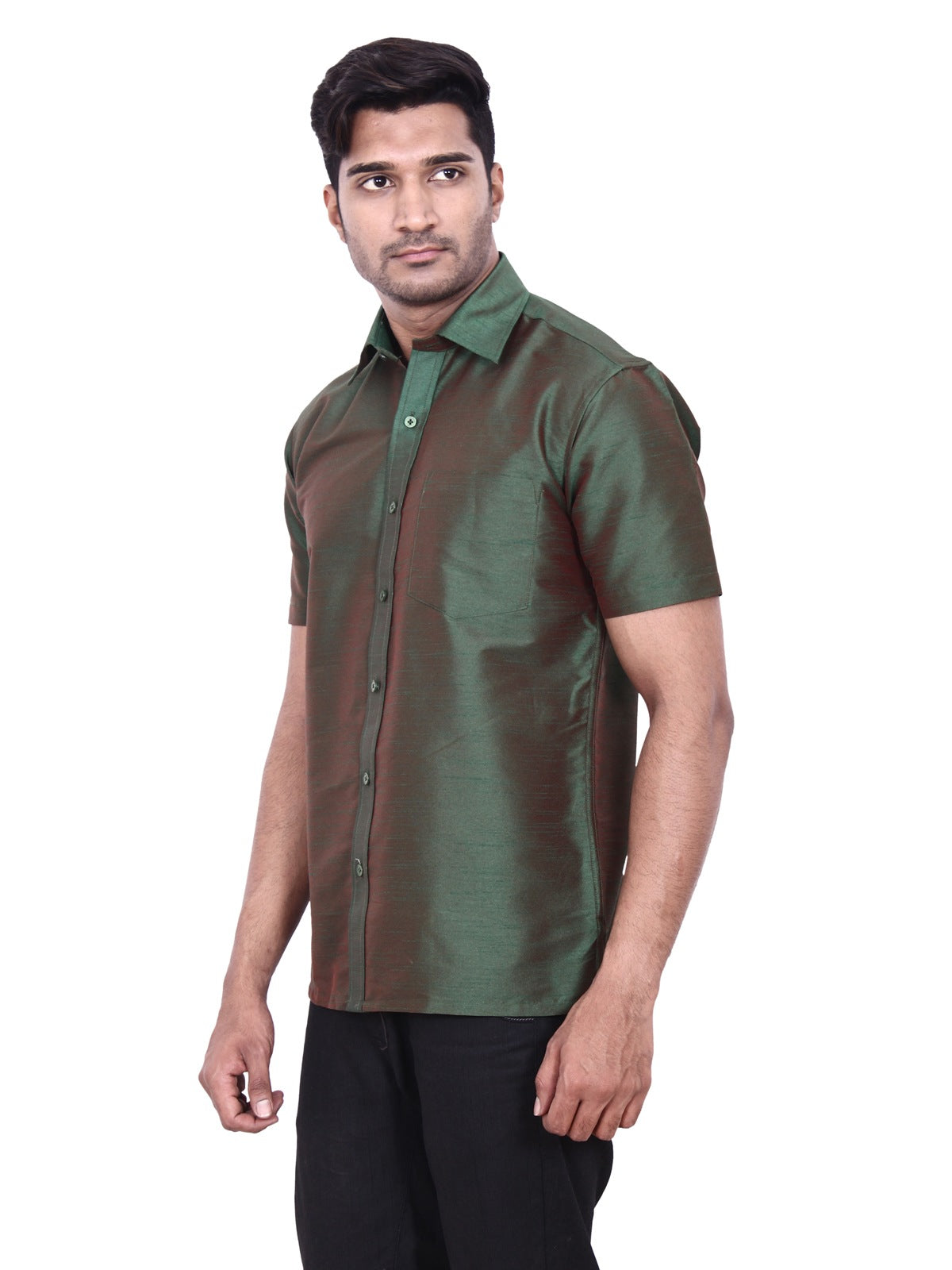 NEW GREEN DESIGNER SHIRT