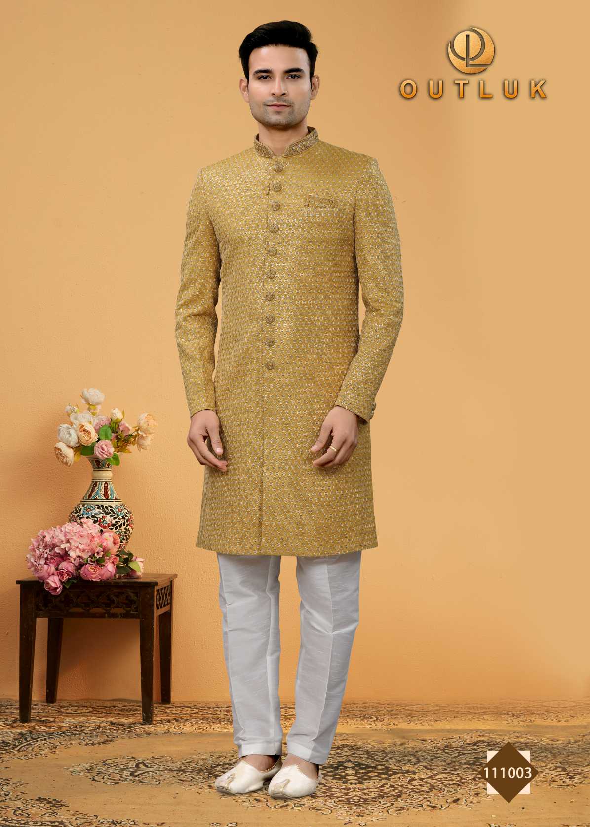 latest Indo Westren Ethnic Wedding Sherwani's