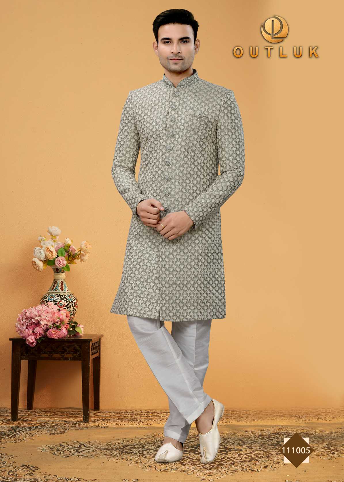 latest Indo Westren Ethnic Wedding Sherwani's