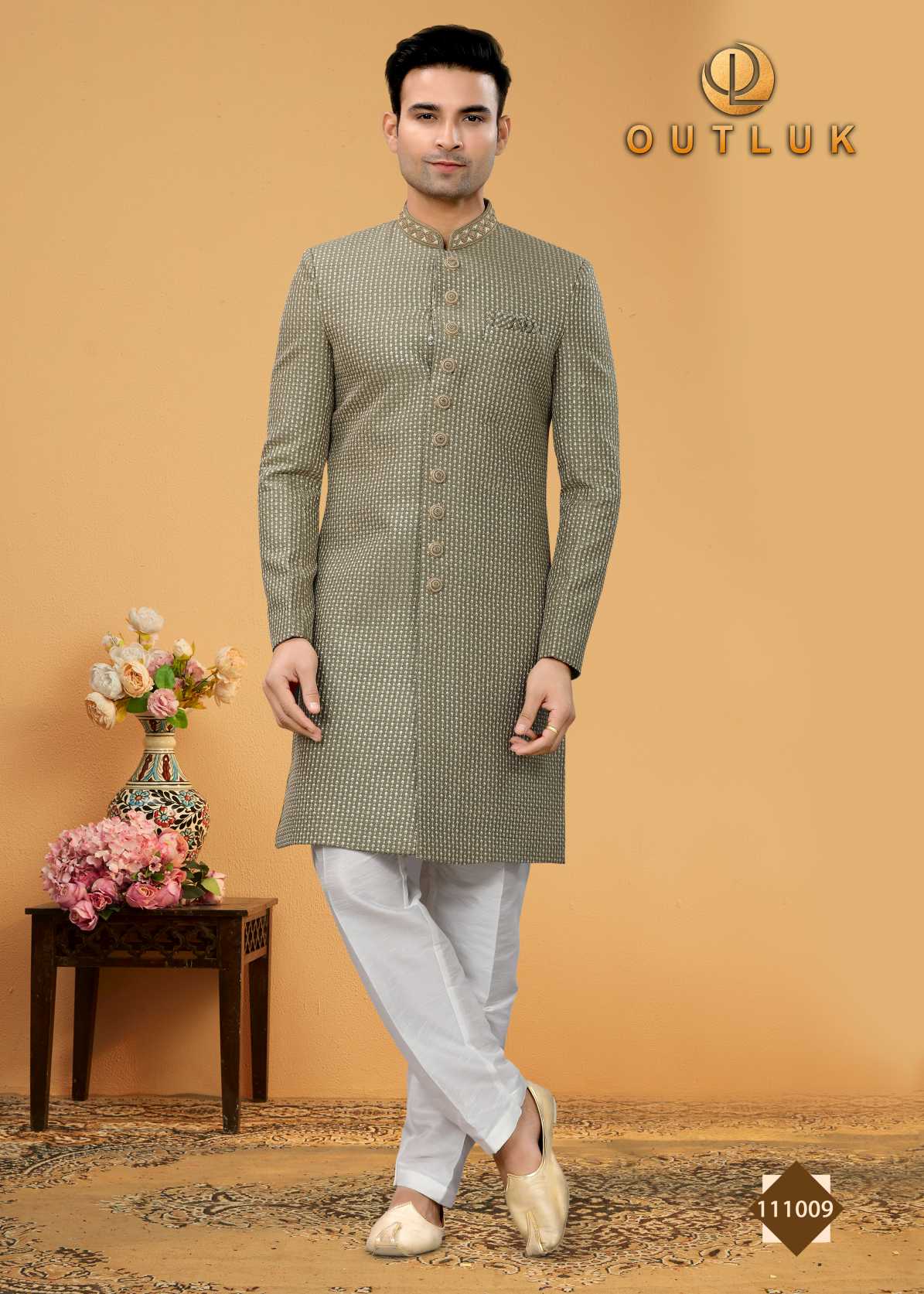latest Indo Westren Ethnic Wedding Sherwani's