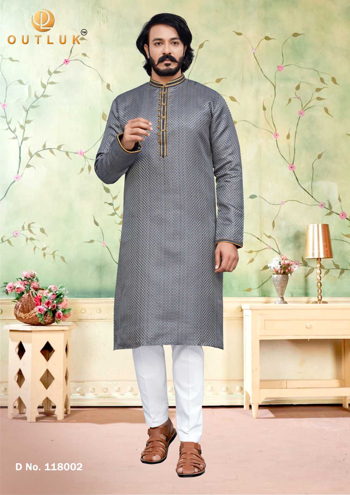 Indowestren Semi Cotton Kurta Pyjama