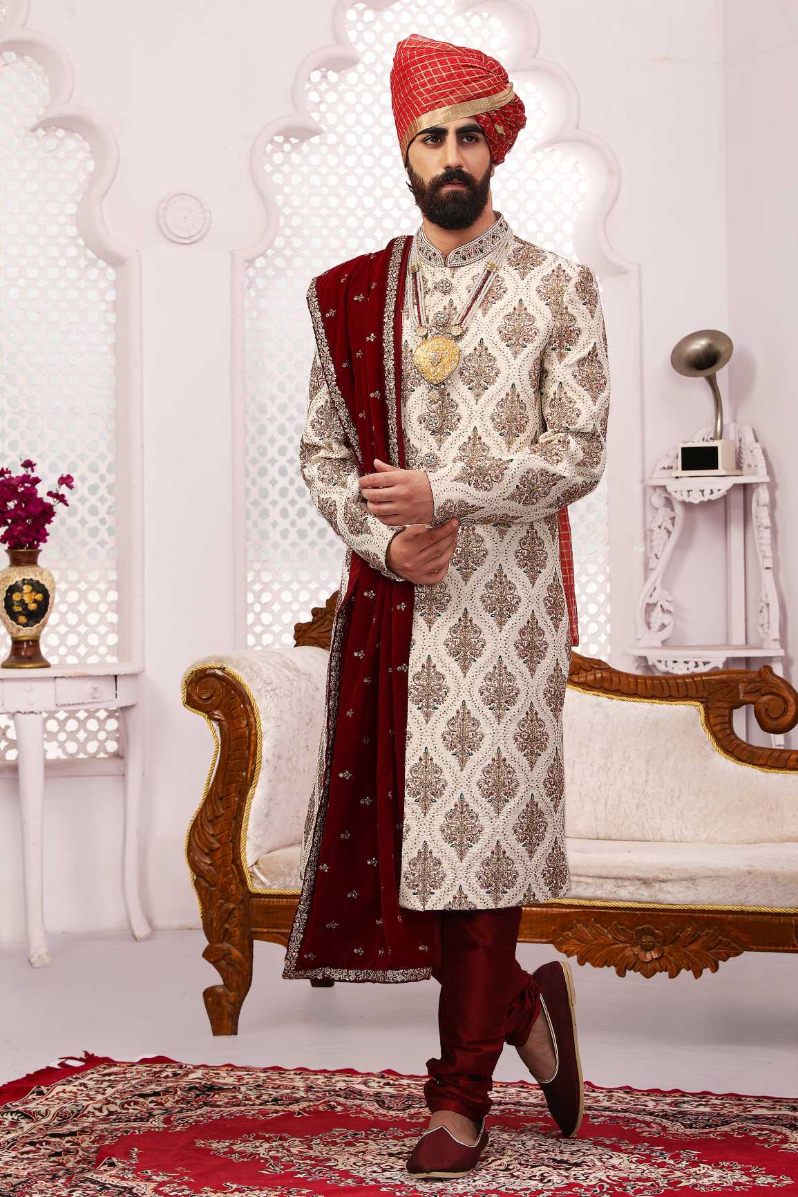 Latest Jodhpuri Design Traditional Sherwani