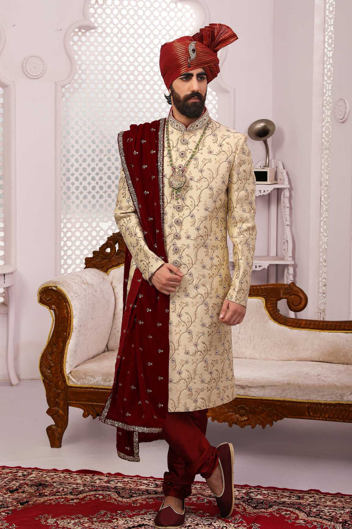 Latest Jodhpuri Design Traditional Sherwani