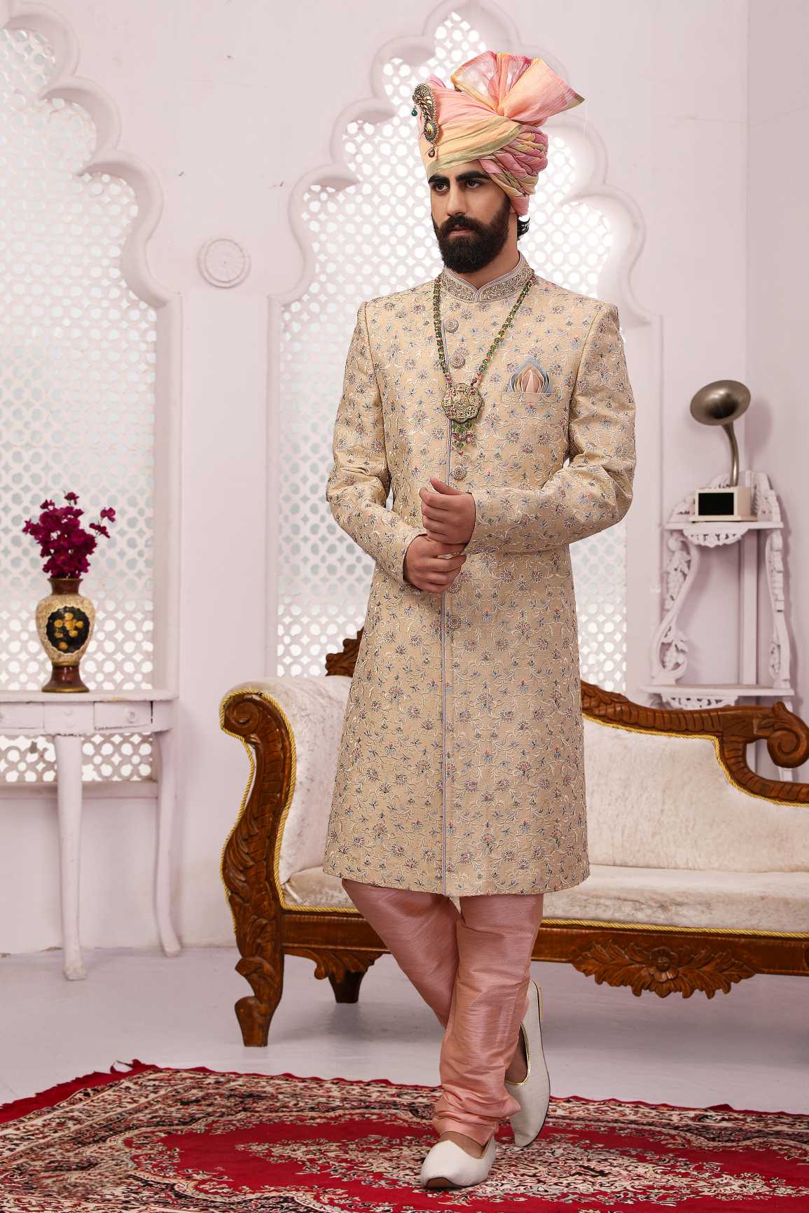 Latest Jodhpuri Design Traditional Sherwani
