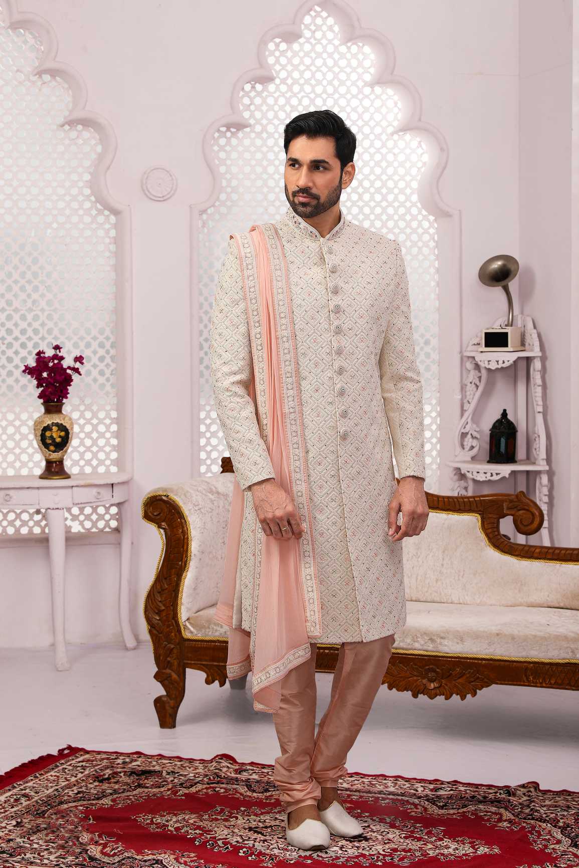 Latest Jodhpuri Design Traditional Sherwani