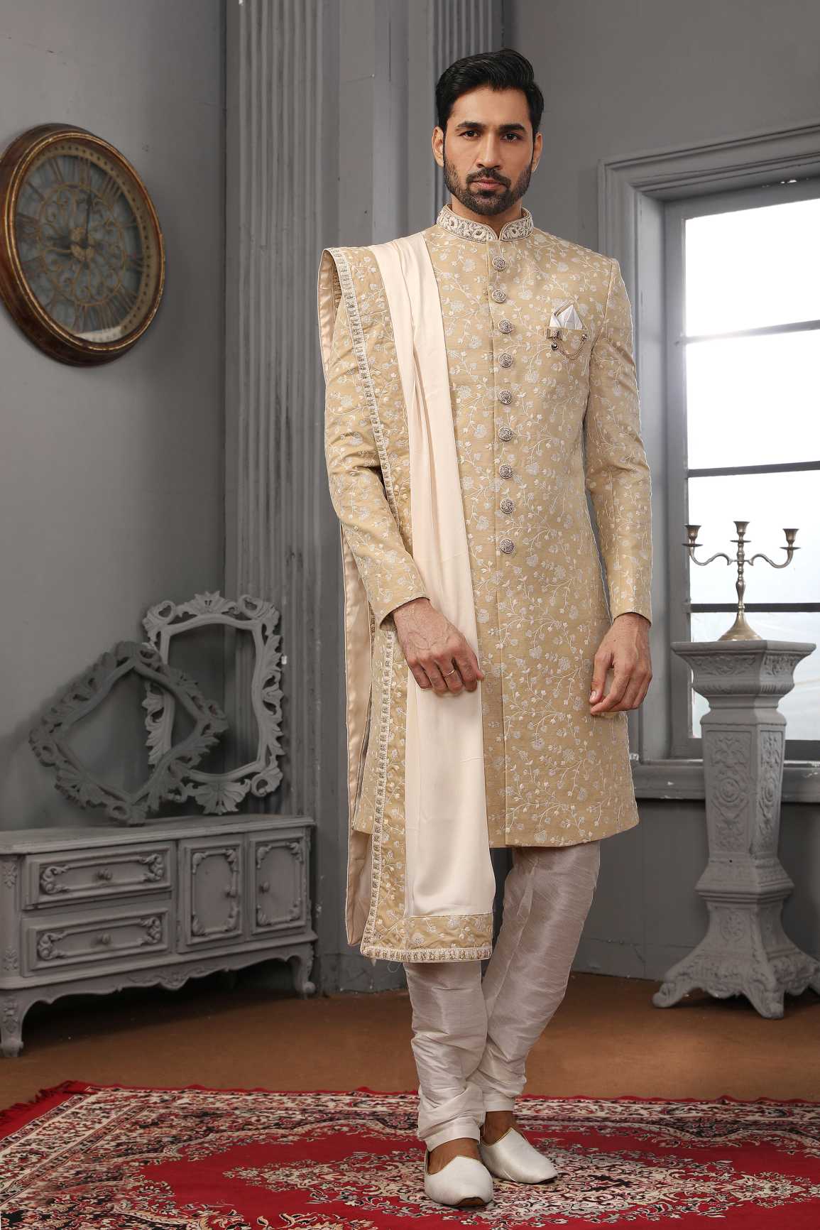 Latest Jodhpuri Design Traditional Sherwani