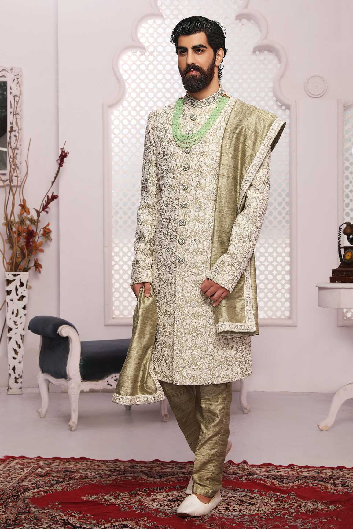 Latest Jodhpuri Design Traditional Sherwani