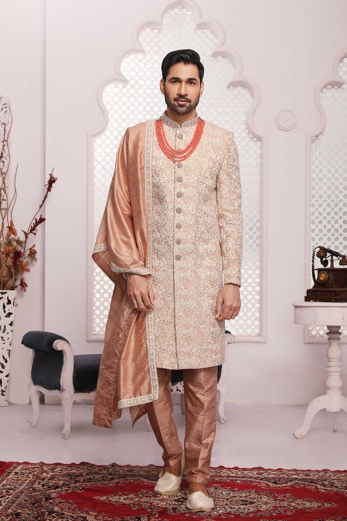 Latest Jodhpuri Design Traditional Sherwani
