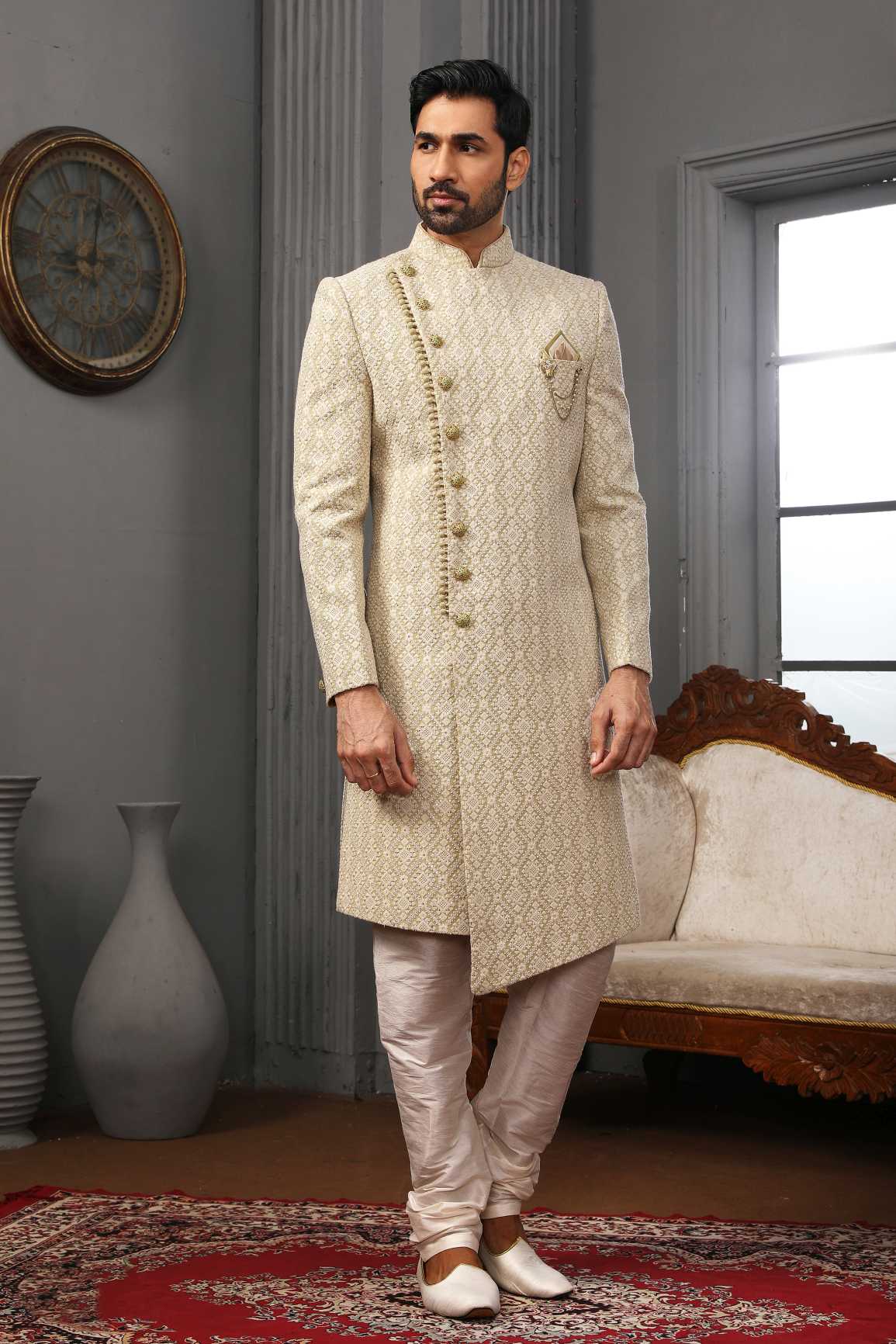 Latest Jodhpuri Design Traditional Sherwani