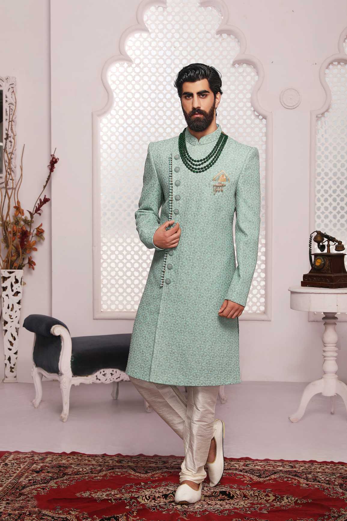 Latest Jodhpuri Design Traditional Sherwani