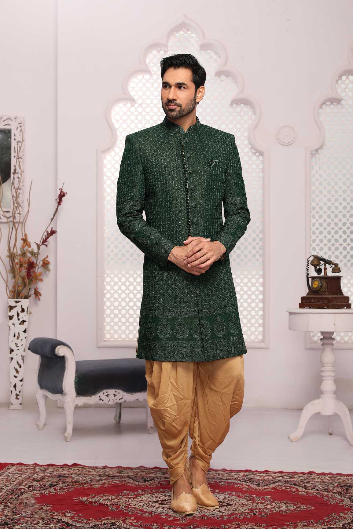 Latest Jodhpuri Design Traditional Sherwani