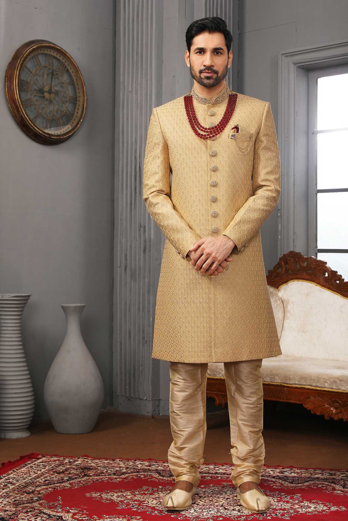 latest Indo Westren Ethnic Wedding Sherwani's