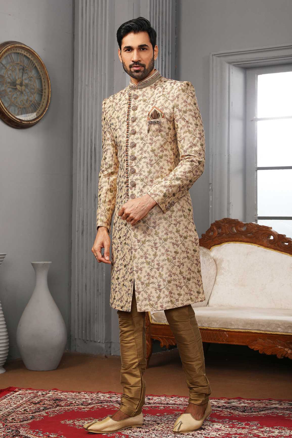 latest Indo Westren Ethnic Wedding Sherwani's