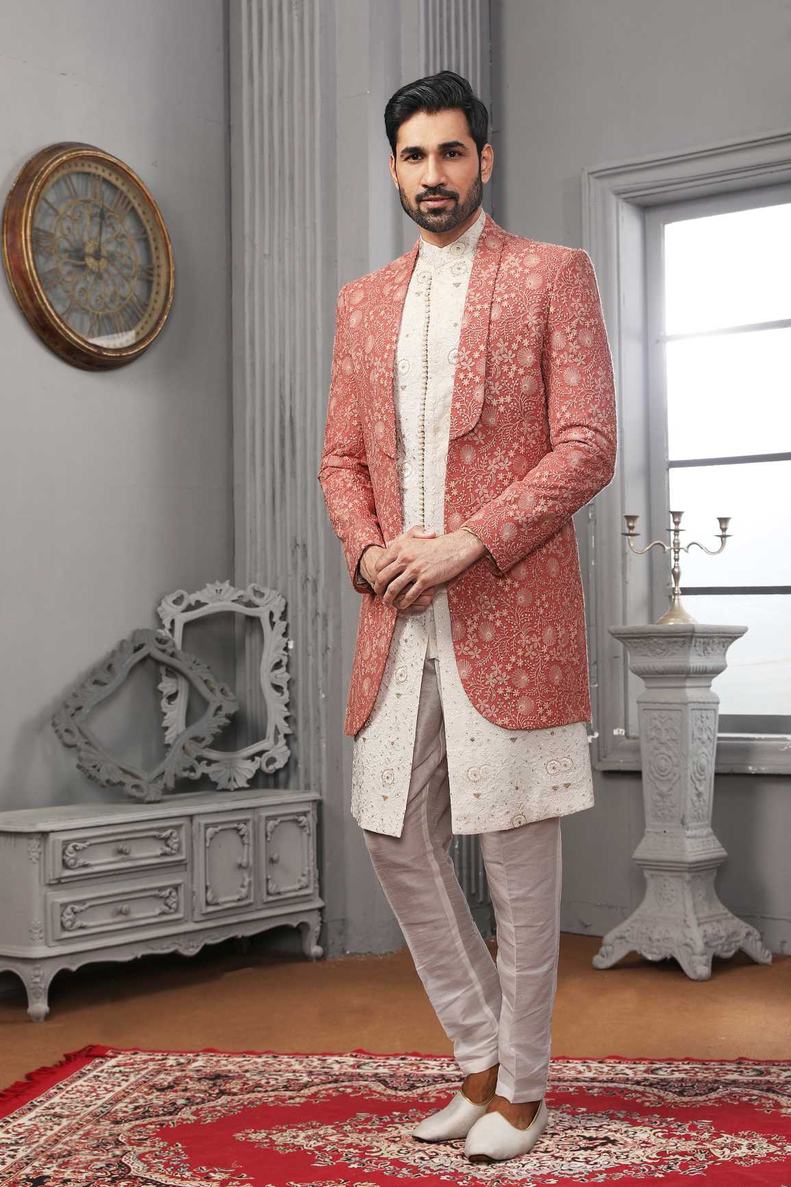 latest Indo Westren Ethnic Wedding Sherwani's