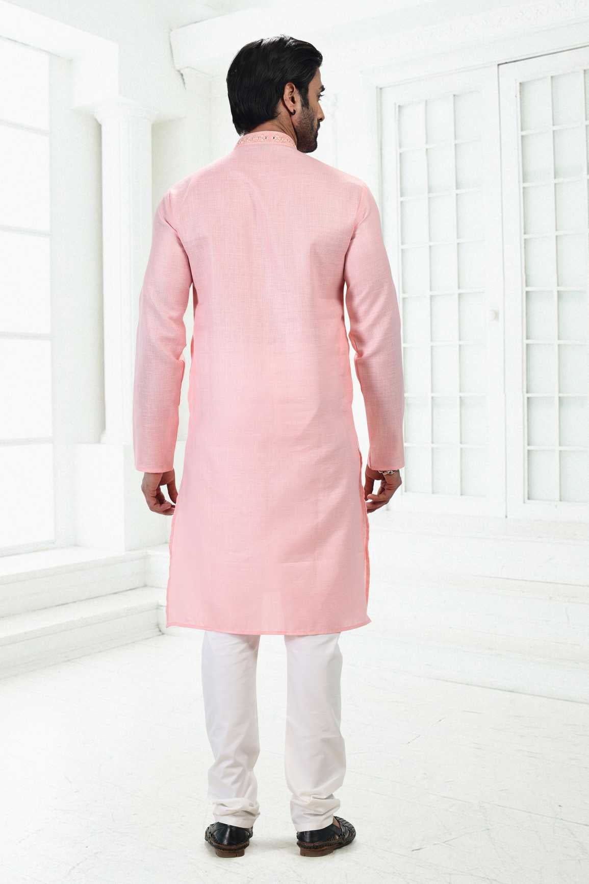 Traditional Linen Cotton kurta Pyjama