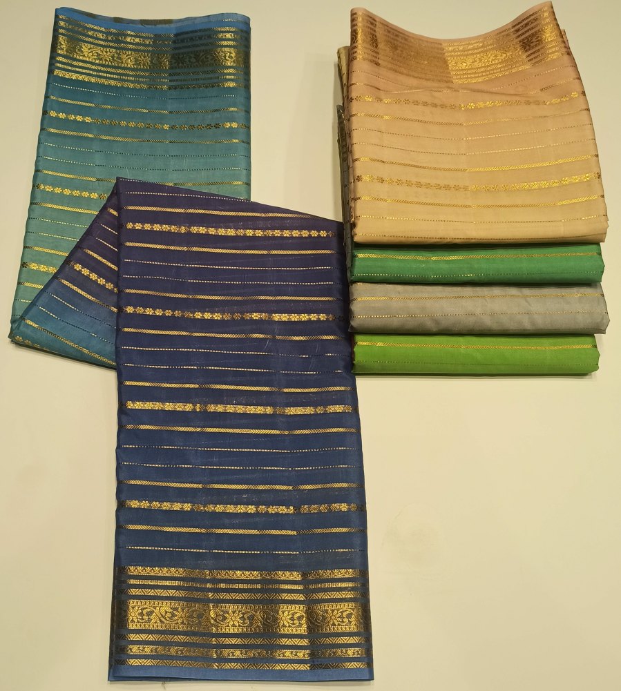 Artificial / Mix Crape Sarees ( Semi Crape )