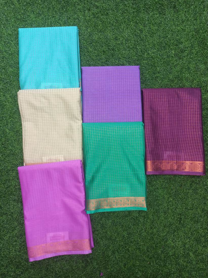 Artificial / Mix Crape Sarees ( Semi Crape )