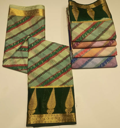 Artificial / Mix Crape Sarees ( Semi Crape )