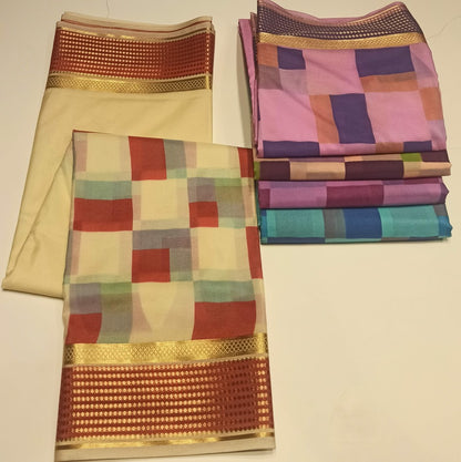 Artificial / Mix Crape Sarees ( Semi Crape )
