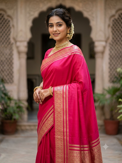 Pure Mysore Silk Saree.
