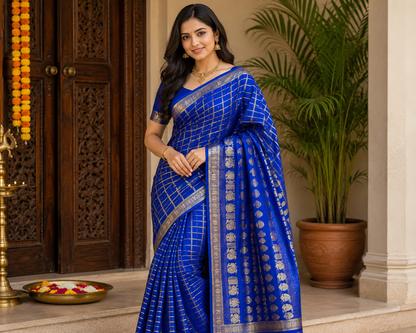 Pure Mysore Silk Saree.