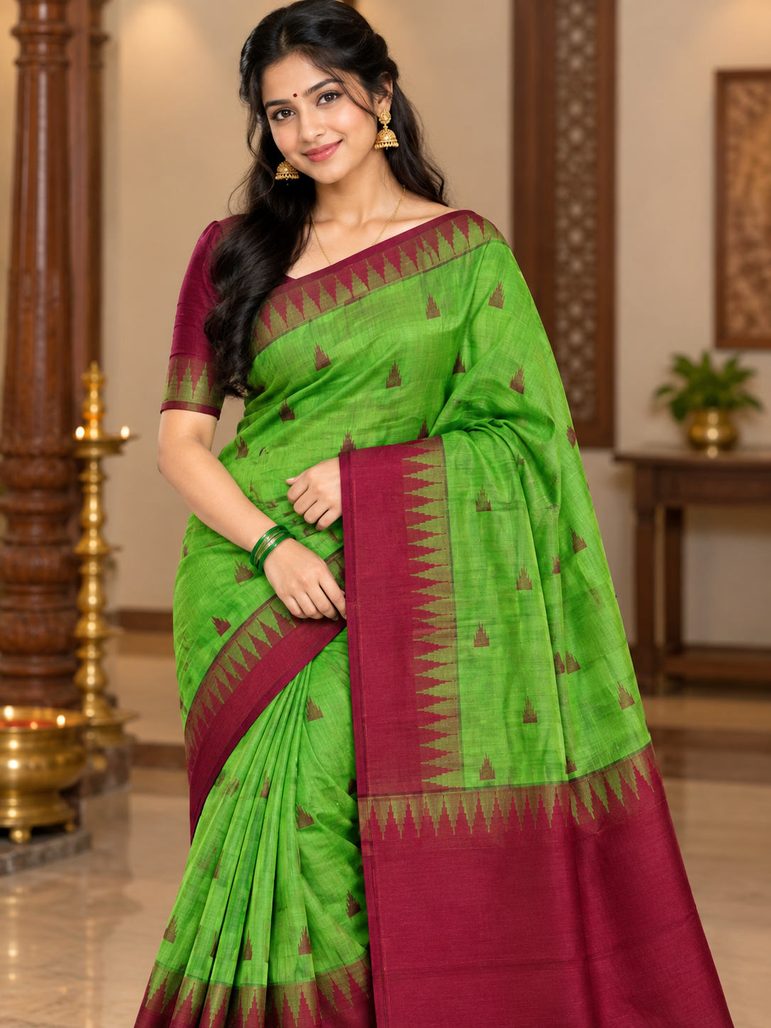 Pure Cotton Silk Saree
