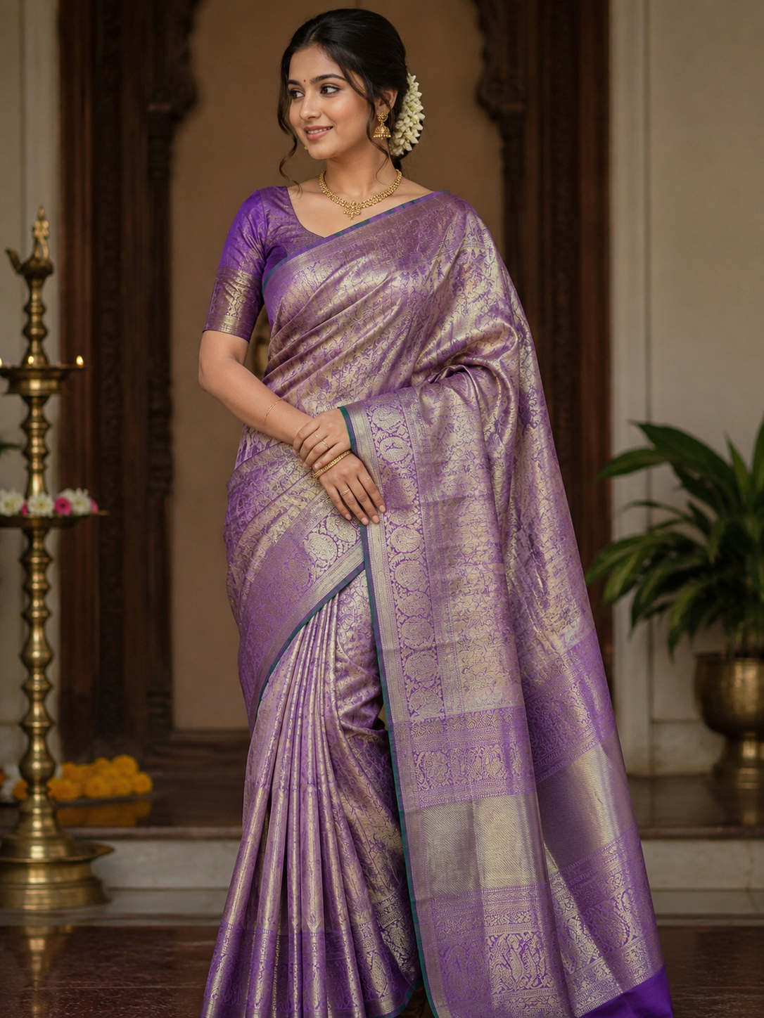 Pure Kanchipuram Silk Saree