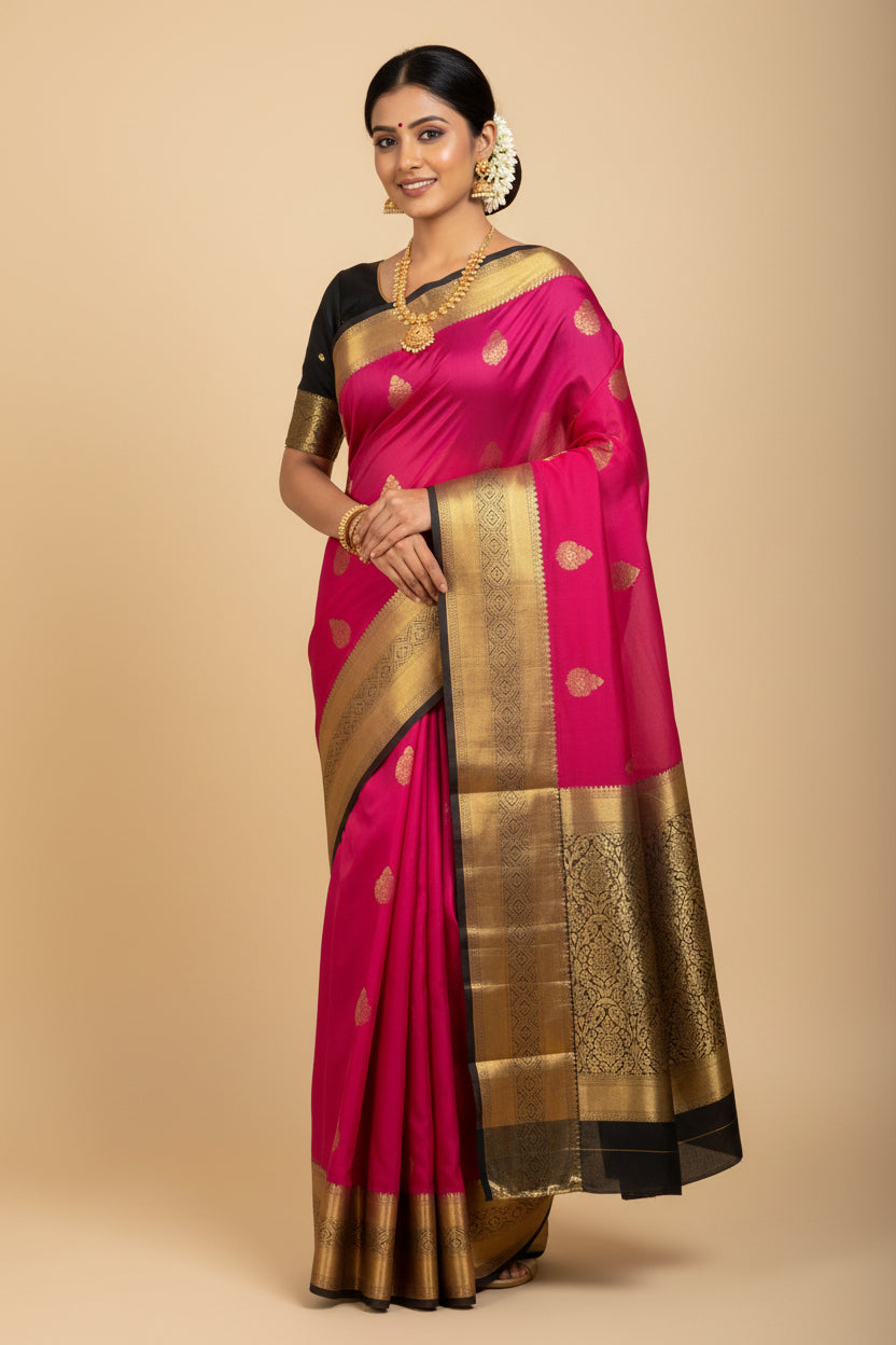 Kanchi Mix Silk Saree
