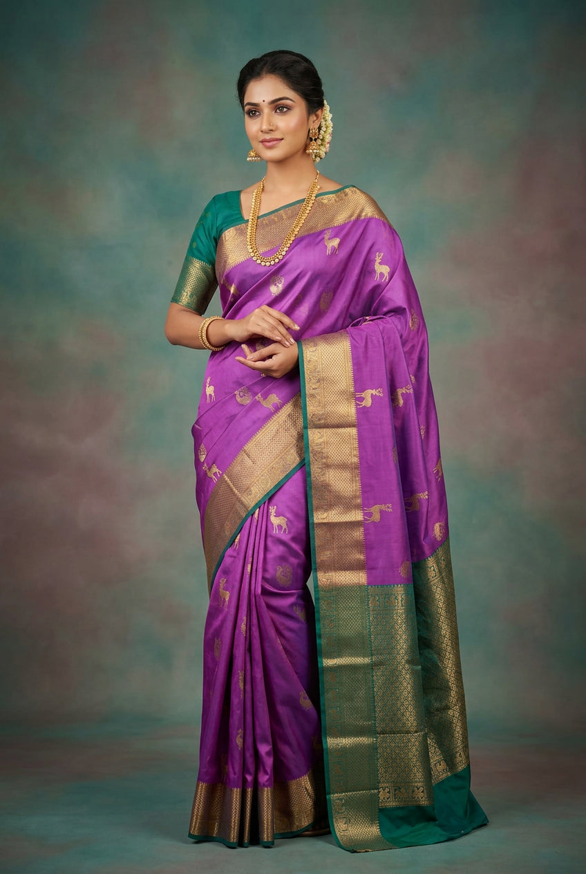 Pure Mysore Silk Saree.