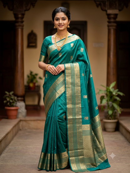Kanchi Mix Silk Saree