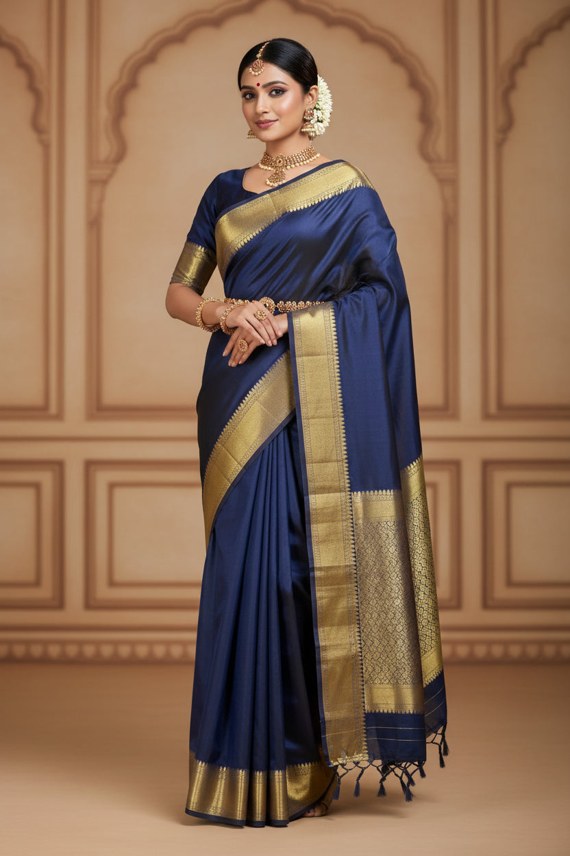 Pure Mysore Silk Saree.