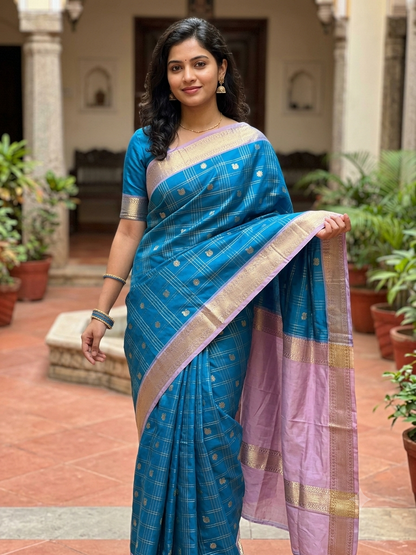 Kanchi Mix Silk Saree