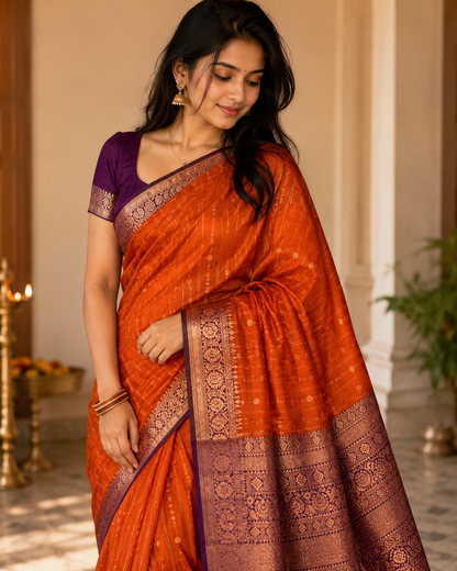 Kanchi Mix Silk Saree