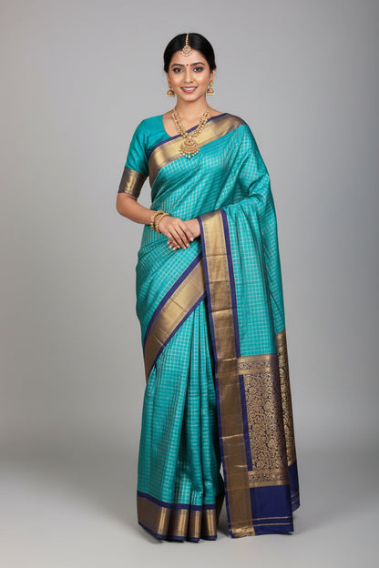 Kanchi Mix Silk Saree