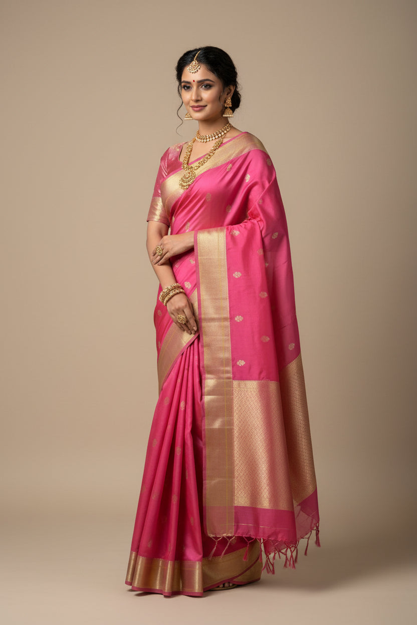 Kanchi Mix Silk Saree