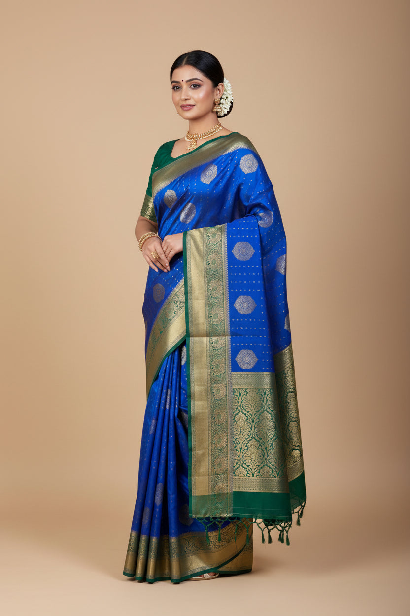 Pure Mysore Silk Saree.
