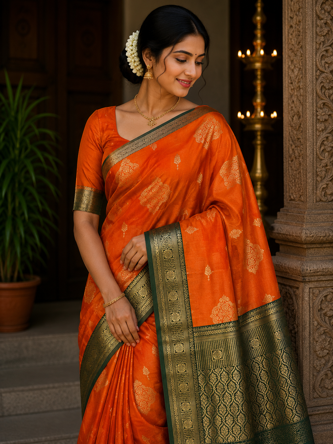 Kanchi Mix Silk Saree