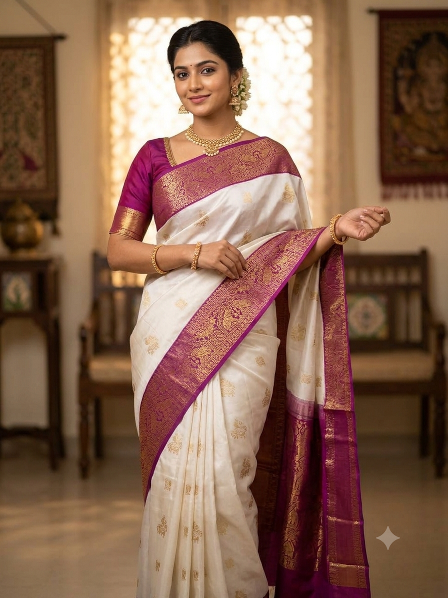 Pure Kanchipuram Silk Saree