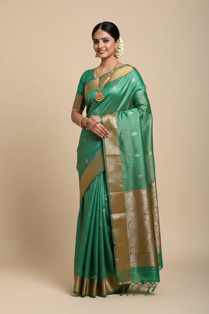 Kanchi Mix Silk Saree