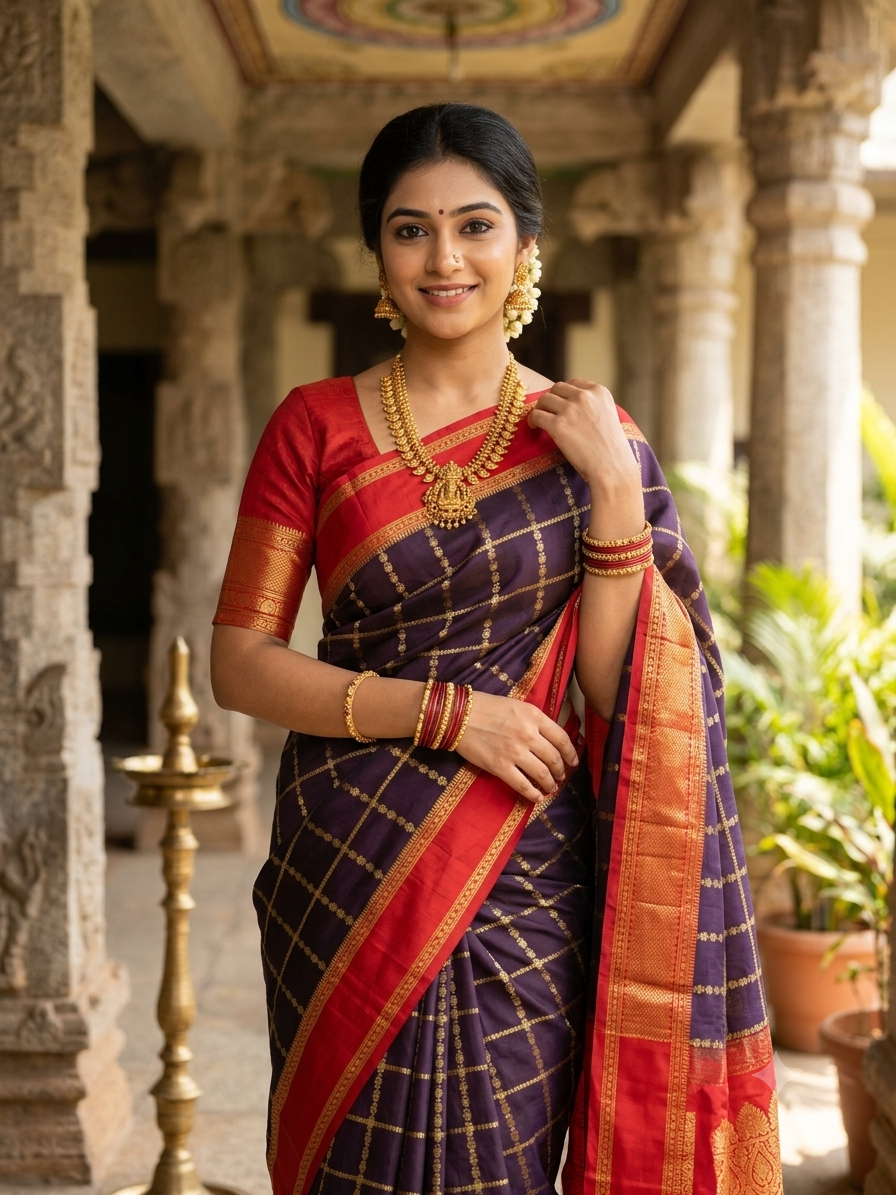 Pure Mysore Silk Saree.